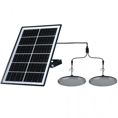 Solar Καμπάνες LED 2x5W 950lm με Controller Στεγανές IP65 98SOL318